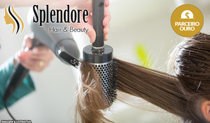De vida ao seus cabelos! Cauterização com reposição de massa capilar e escova na Splendore Hair e Beauty