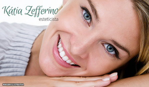 Limpeza de pele com máscara de extração de cravos, foterapia por led e revitalização facial no Espaço Terapia e Estética Kátia Zeferino anexo ao Shopping Della