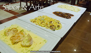 Absolutamente irresistível! Sequência de massas, risotos e carnes com sobremesas na Trattoria Sabor e Arte, válido de terça a quinta para até 4 pessoas a partir de R$ 39,99