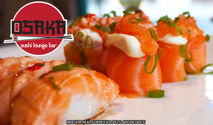 Fome de oferta! Buffet livre de sushis com uma enorme variedade, pratos quentes e yakisobas no Osaka Sushi Bar válido de quarta a sábado