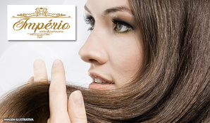 Lavação com escova + avaliação capilar + aplicação de tratamento e kit de tratamento na Império Salão e Barbearia no Criciúma Shopping, válido de segunda a segunda