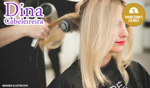 Escova progressiva Profissional Zap na Dina Cabeleireira em até 10 vezes no cartão, válido de terça a sábado