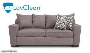 Limpeza e higienização de sofá na Lavclean com atendimento a domicilio em até 10x no cartão*