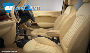 Limpeza de bancos OU completa de interior de veículos na Lavclean com atendimento a domicilio a partir de R$ 119,99 em até 10x no cartão*