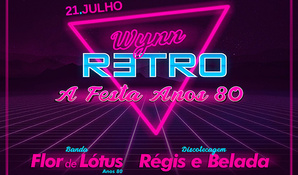 Ingresso pista para curtir a Wynn Retrô, a Festa Anos 80 da Wynn Club, sábado dia 21 de Julho