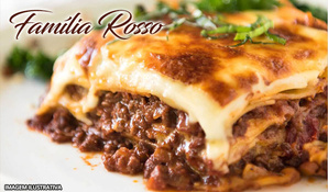 Almoço de domingo garantido! Buffet Livre de carnes, massas, risotos, acompanhamentos, frios, saladas e sobremesas no Restaurante Família Rosso
