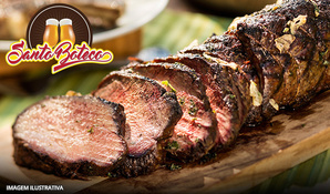 Sequência especial de massas, risotos e grelhados com buffet de saladas e uma variedade de sobremesas na Choperia Santo Boteco, válido de domingo a quinta