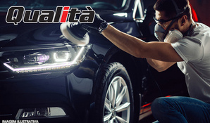 Espelhamento com cera carnaúba com lavação externa e interna na Qualita Estética Automotiva no centro de Criciúma a partir de R$ 219,99 em até 18 vezes no cartão*