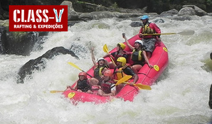 Santo Amaro da Imperatriz/SC: 2 Horas de muita adrenalina e diversão! Rafting no Rio Cubatão com descida de 7km com a Class-V Rafting