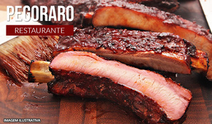 Noite da Costela! Costela bovina e suína na brasa com buffet de acompanhamentos, válido para quarta e sábado no Pegoraro Restaurante