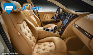 Limpeza de bancos OU completa de interior de veículos na Lavclean com atendimento a domicilio a partir de R$ 119,99 em até 10x no cartão*