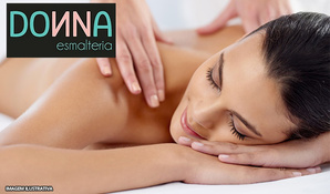 8 sessões de massagem modeladora, drenagem linfática e massagem relaxante na Donna Esmalteria no centro de Içara