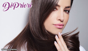 Escova progressiva com corte + Design de Sobrancelhas na Di Priori