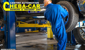 Geometria digital + balanceamento + lavação completa (dentro e fora) + rodízio de pneus + check list freio e suspensão no Cheba-Car