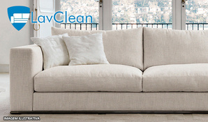 Limpeza e higienização de sofá na Lavclean com atendimento a domicilio em até 10x no cartão*