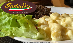 Direto da Itália para sua mesa! Sequência de massas, risotos e carnes com sobremesas na Cantina Fratello´s, válido de quarta a sexta