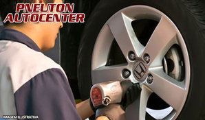 Segurança em primeiro lugar! Geometria computadorizada, balanceamento e rodízio de pneus com check up de suspensão, escapamento e freios na Pneuton Autocenter