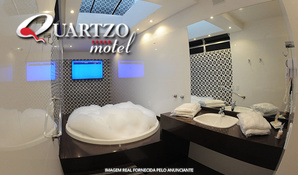 Período de 2 horas na suíte gran luxo no Quartzo Motel Criciúma com banheira de hidromassagem e muito mais