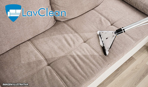 Limpeza e higienização de sofá na Lavclean com atendimento a domicilio em até 10x no cartão*