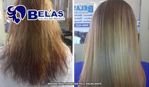 Cabelos lisos, macios e brilhantes! Escova progressiva no Bela's Salão de Beleza e Estética em Araranguá
