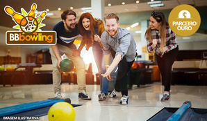1 hora na pista de boliche para até 8 pessoas no BBbowling, válido nas quintas e sextas