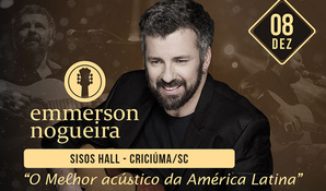 Ingresso para curtir o show com Emmerson Nogueira