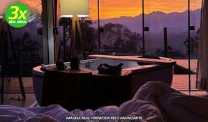 RANCHO ALCÂNTARA: 1 diária para 2 OU 4 pessoas com café da manhã na Cabana completa + suíte com banheira, em até 3 vezes sem juros no cartão - VÁLIDO DE DOMINGO A QUINTA