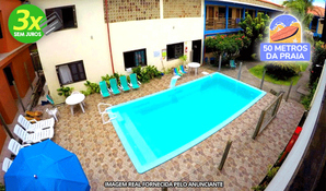 POUSADA BALEIA FRANCA: 1 diária para até 3 pessoas no quarto standard, apenas 50m do mar, na Praia da Ferrugem