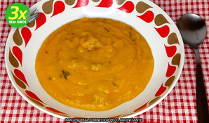 DELÍCIAS DE MAMMA: 10 unidades de sopas, caldos ou cremes congelados para retirada no local ou entrega
