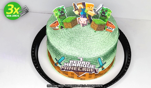 DELÍCIAS DE MAMMA: 1 torta personalizada com topo, válido para retirada no local