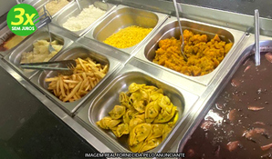 RESTAURANTE PIRANDELLO: almoço com FEIJOADA, sistema buffet livre com saladas, frios, massas, carnes e pratos quentes, válido aos SÁBADOS