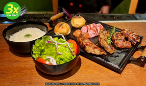 AVENIDA CARNES & CIA CRICIÚMA: jantar com carnes nobres de churrasco na parrilla + acompanhamentos, válido para 2 pessoas