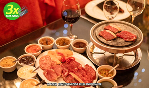 BELLE VITRINE GRAMADO: sequência de fondue tradicional com entrecot e chocolate no centro de Gramado
