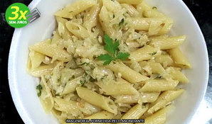 CASA MIA DELIVERY: prato para 2 pessoas Macarrão à Giorgina, para tele-entrega*