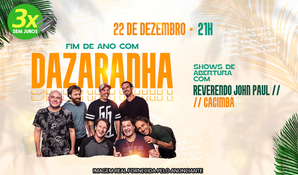 STAN PRODUÇÕES: 1 ingresso + 1 heineken long neck + 1 CD promocional, para curtir o show do Dazaranha no dia 22/12 no Garden GastroPub