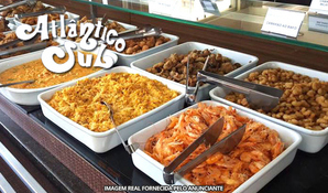 Mar Grosso - Laguna! Buffet livre de frutos do mar, carnes, pratos quentes, saladas e sobremesas, válido aos sábados e domingos