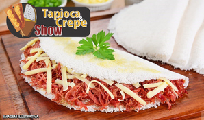 Tapioca salgada ou doce + caldo de cana ou suco de laranja de 300ml no Giassi Santa Bárbara, seu café da manhã, almoço ou jantar garantidos, válido de segunda a segunda