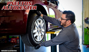 Segurança em primeiro lugar! Geometria computadorizada, balanceamento e rodízio de pneus com check up de suspensão, escapamento e freios na Pneuton Autocenter