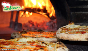 Simplesmente irresistível! Delicioso rodízio de pizzas salgadas e doces, buffet livre de massas, saladas e sobremesas na Cantina Montalccino em Içara, válido de terça a sexta