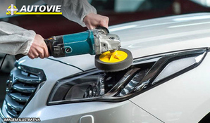 Deixe seu carro brilhando! Polimento com cristalização e lavação externa e interna para carros de pequeno porte, na Auto Vie, válido de segunda a sexta