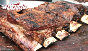 Famosa quarta da costela! Rodízio de costela suculenta e super saborosa + acompanhamentos, no Restaurante Martinello