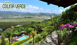 Garopaba/SC: 2 noites para 2 pessoas com suíte com vista para a piscina e um delicioso café da manhã na Pousada Colina Verde