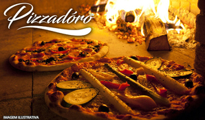 Rodízio de pizzas forno à lenha, buffet livre de massas, saladas na Pizzaria Pizzadoro, em anexo ao Criciúma Shopping com playground, válido de terça a quinta