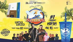 Atração nacional com Lucas Lucco! Ingresso pista + 1 copo mega drink