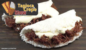 Tapioca salgada ou doce + caldo de cana ou suco de laranja de 300ml no Giassi Santa Bárbara, seu café da manhã, almoço ou jantar garantidos, válido de segunda a segunda