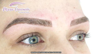 Realista, natural e seguro! Sobrancelha fio a fio microblading 3D na Mara Crecencio Micropigmentação válido de segunda a sábado