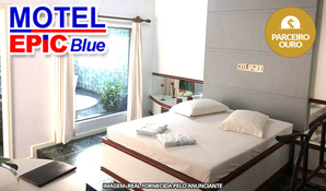 Saia da rotina! Período de 3 horas na suíte onix ou rubi no Motel EPIC Blue com hidromassagem, cadeira erótica e muitos mais, válido de segunda a segunda