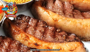 Esplanada - Içara! Almoço com buffet livre com uma enorme variedade de carnes e frutos do mar na Churrascaria & Frutos do Mar Casarão, válido aos domingos