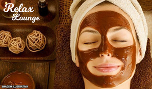 Pele bem cuidada! Revitalização facial pós verão com chocolaterapia + detox + peeling de diamante na Relax Lounge Spa de Eventos, válido de segunda a sábado