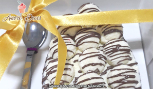 Presente garantido para a Páscoa! Ovo de colher caseiro com 500g de muito sabor na Amore Doces, válido para retirada no local
